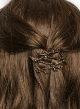 1 par de horquillas para el pelo vintage de metal para mujer